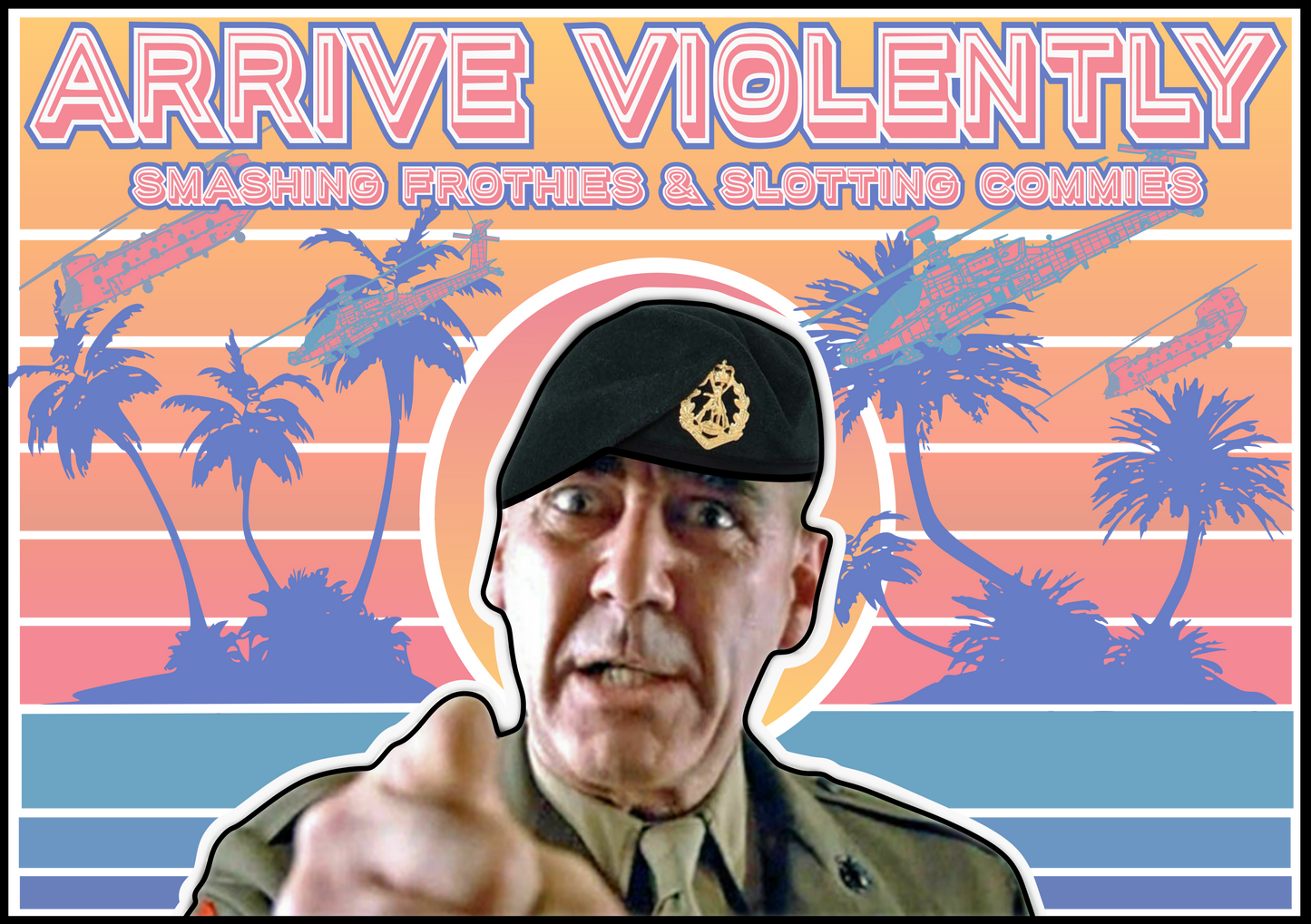 SGT Arrive Violently