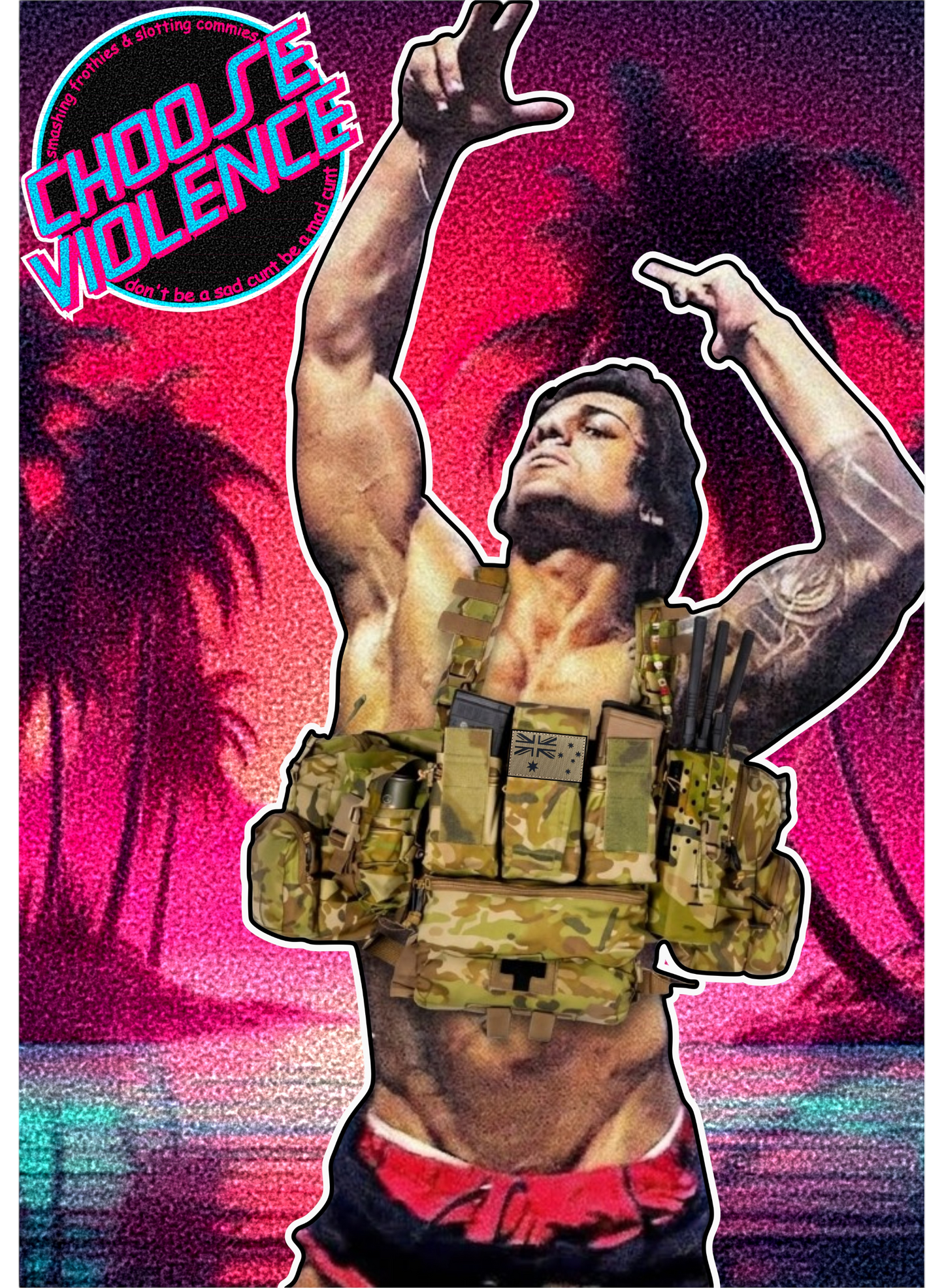 Choose Violence Zyzz Pose