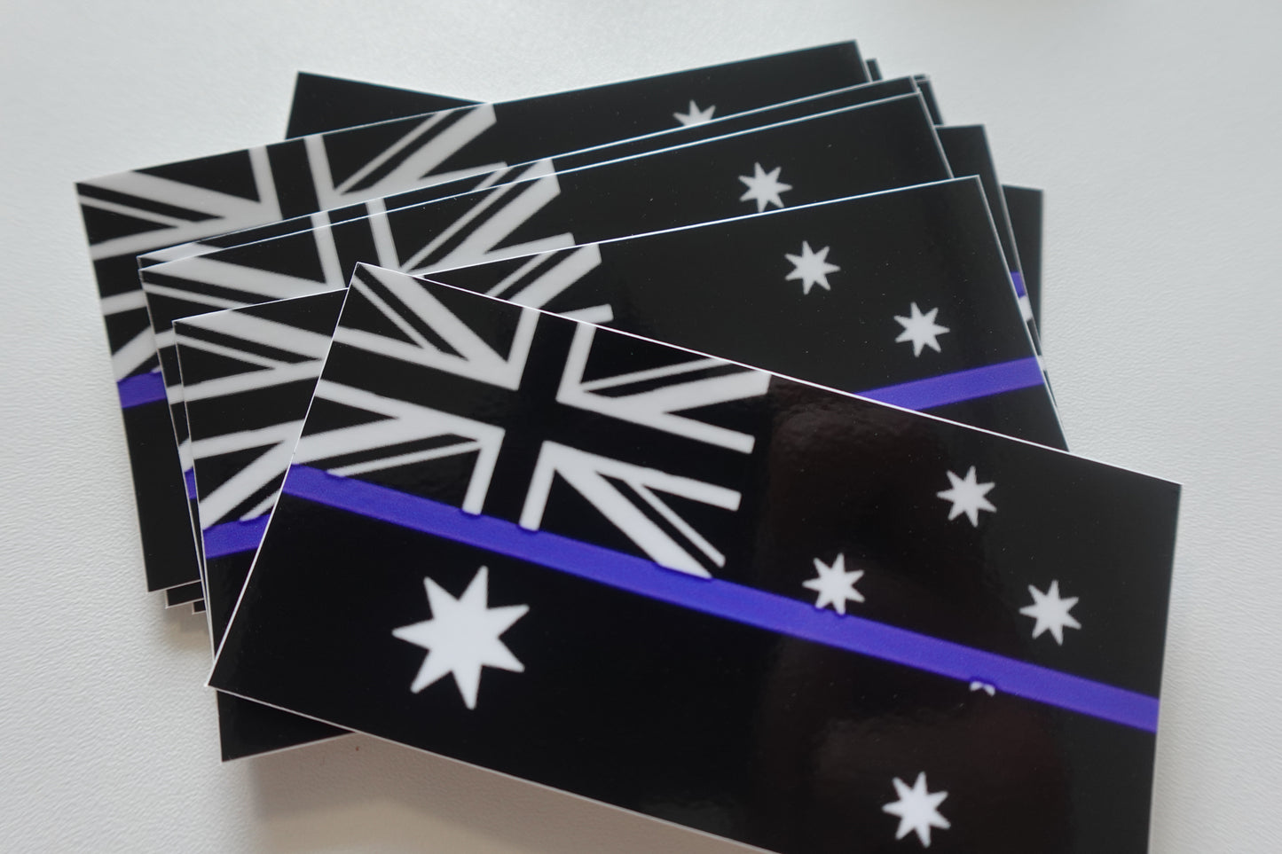 Blue Line Australian Flag Police