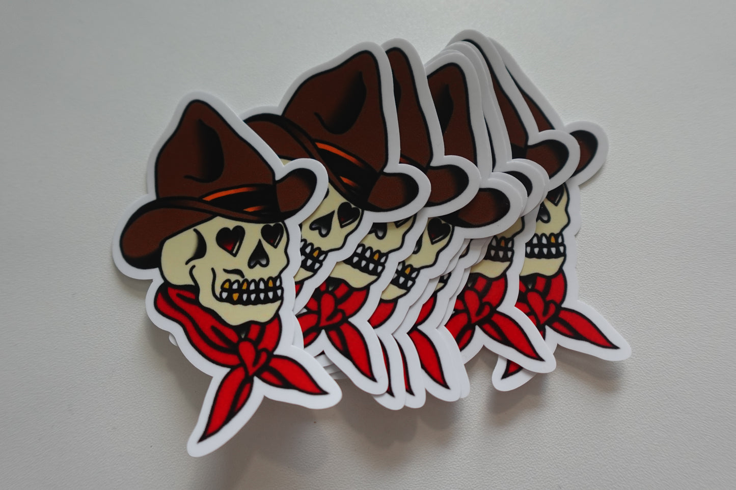 American Traditional - Skull Cowboy