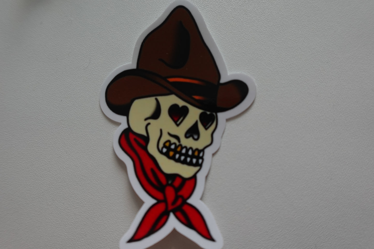 American Traditional - Skull Cowboy