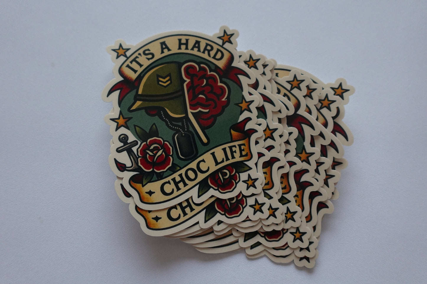It's a Hard Choc Life - Tattoo Art