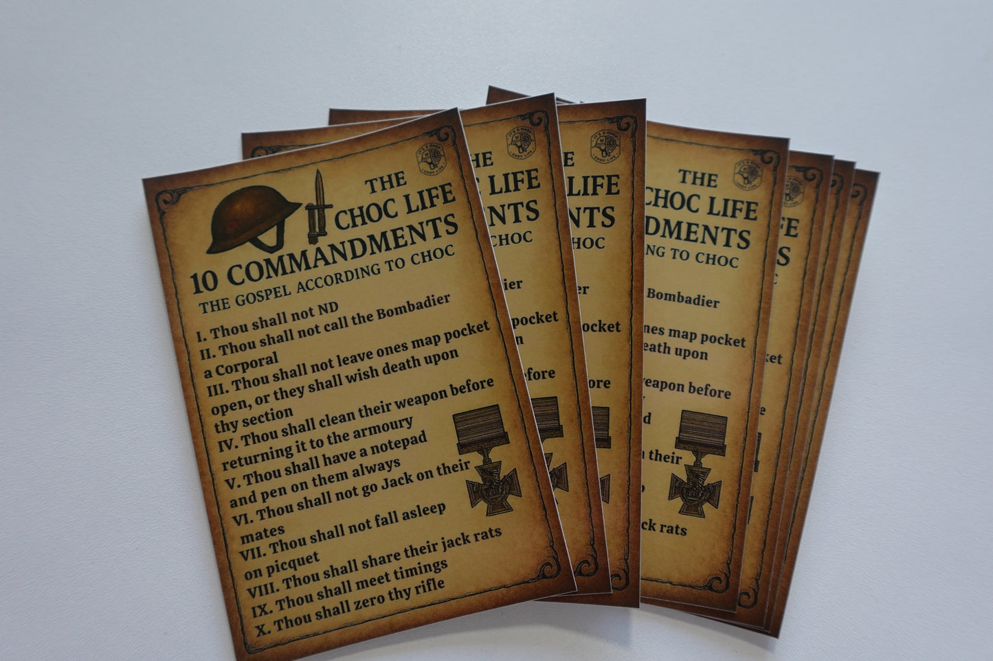 It's a Hard Choc Life - 10 Commandments