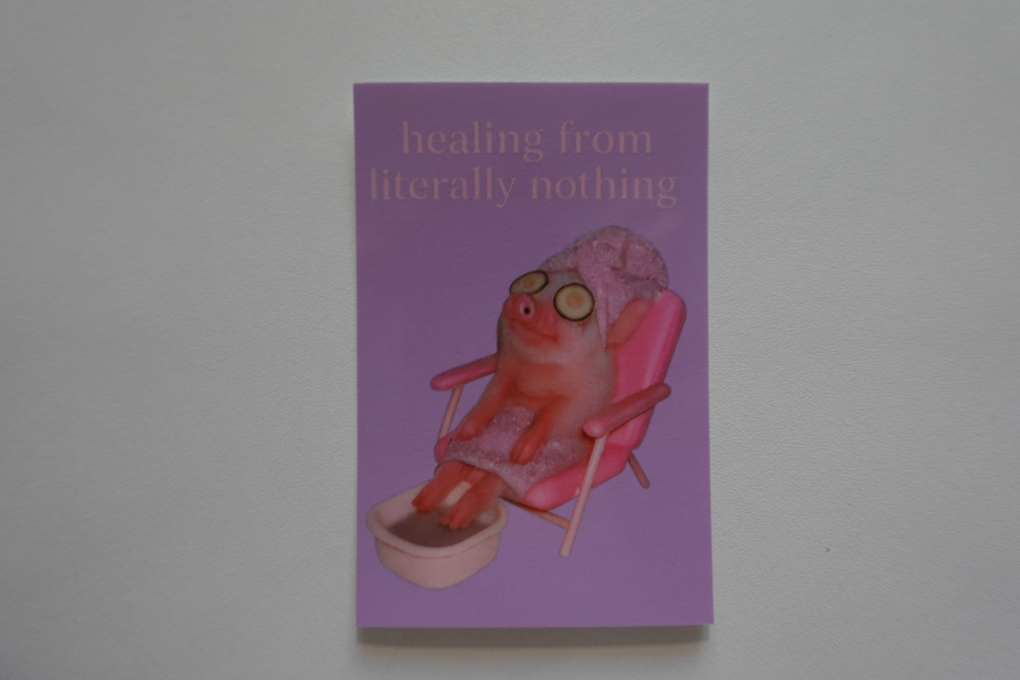 healing from literally nothing