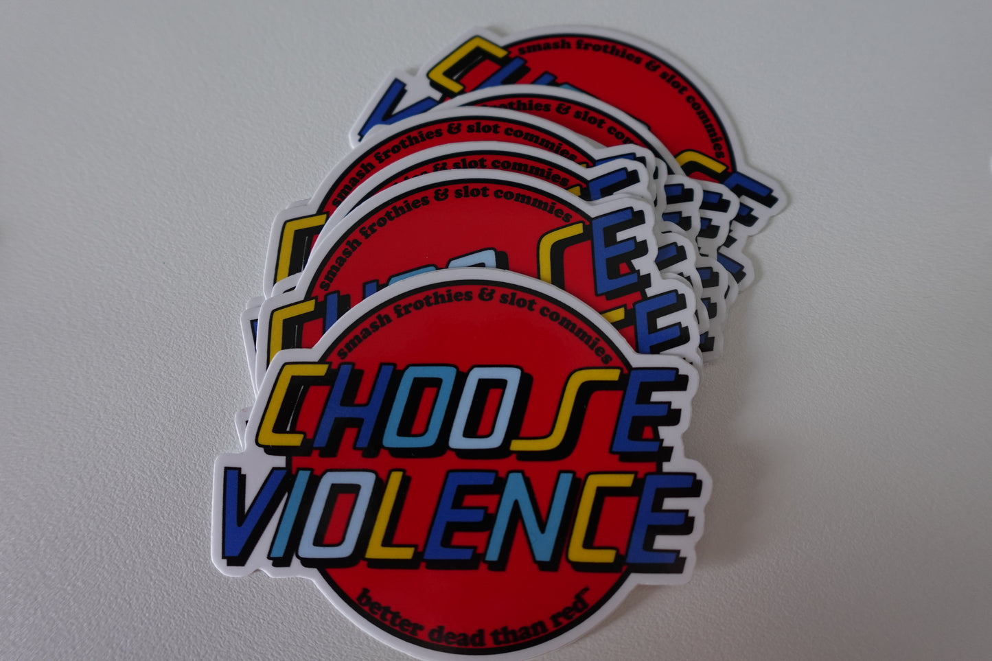 Choose Violence Retro Red