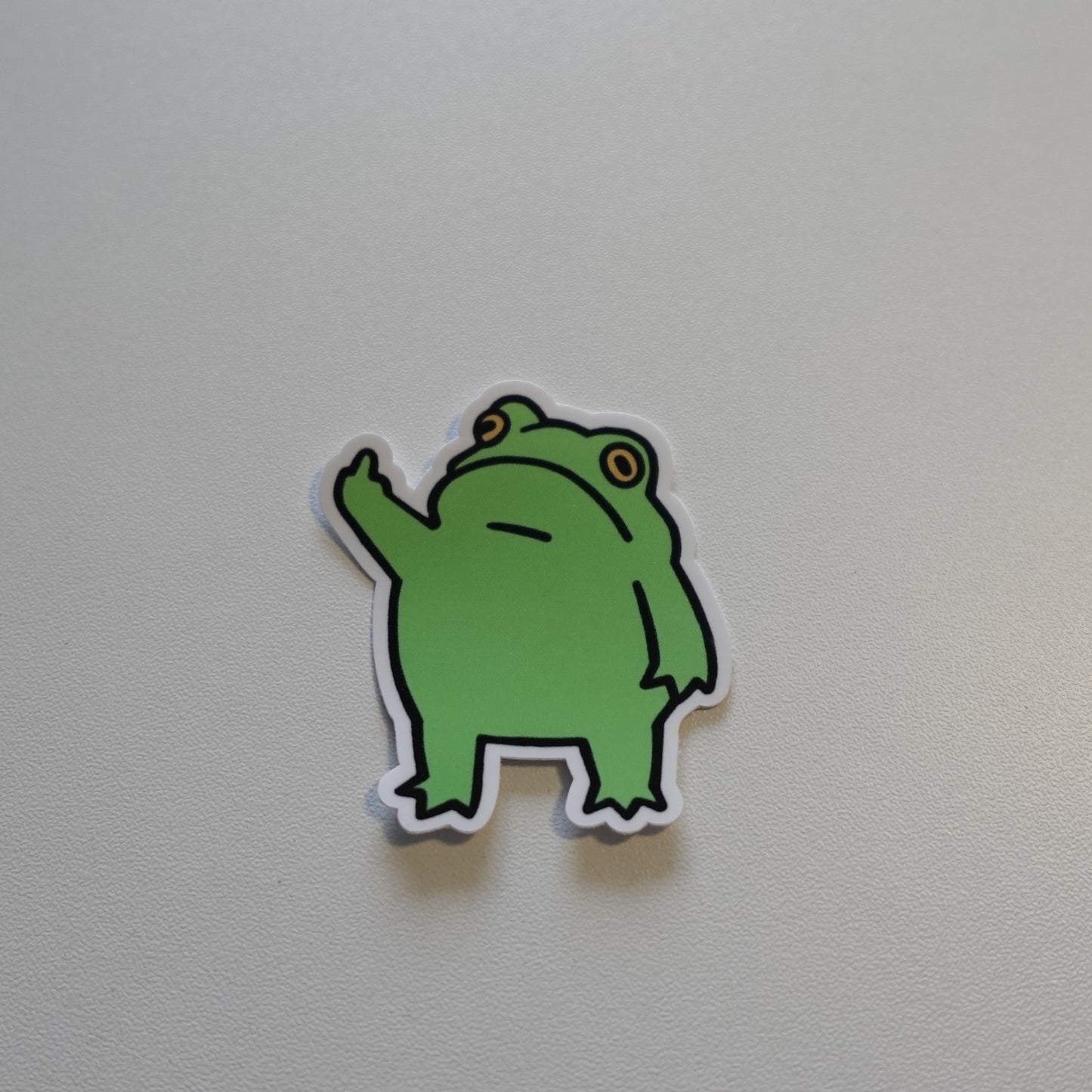 Flip off Frog