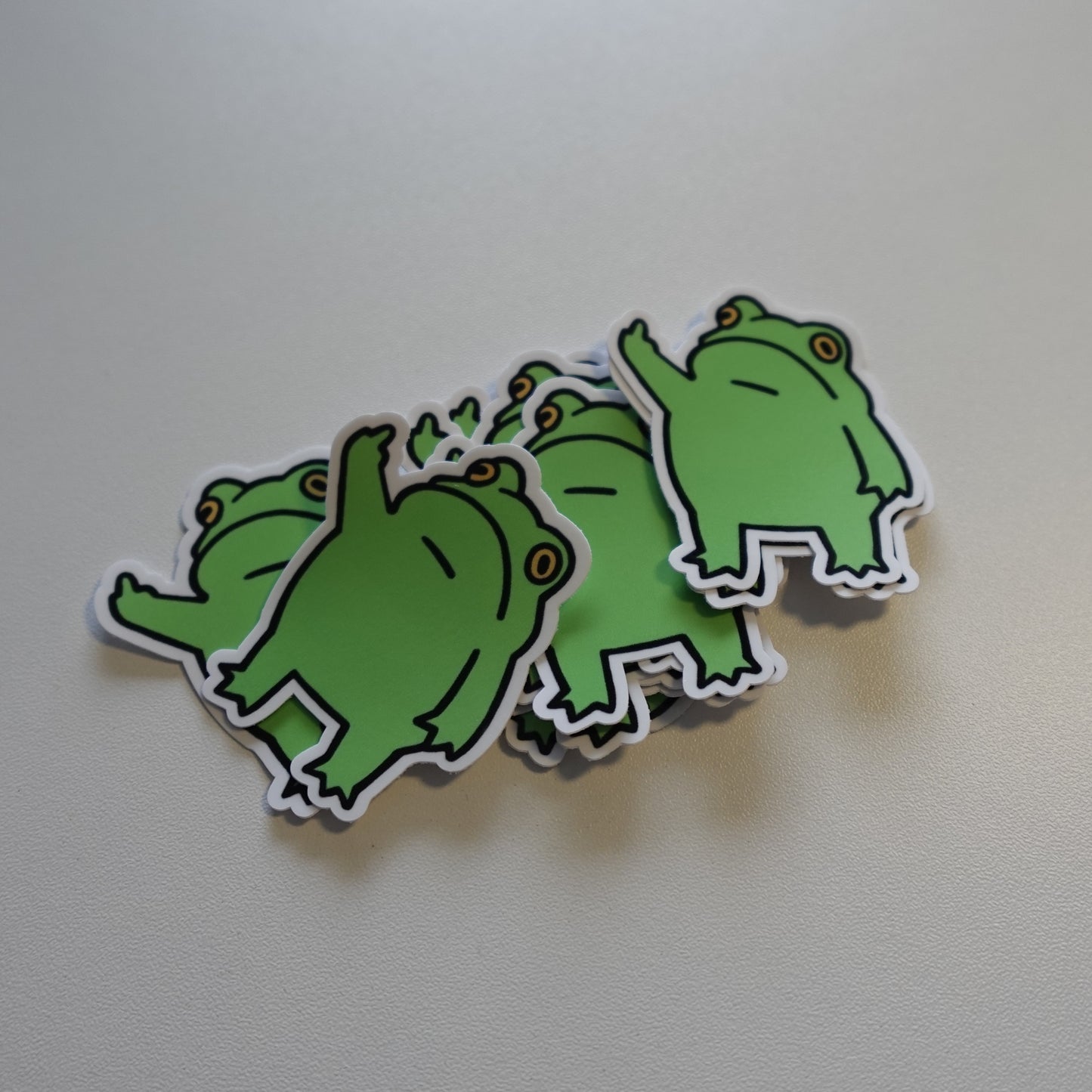 Flip off Frog