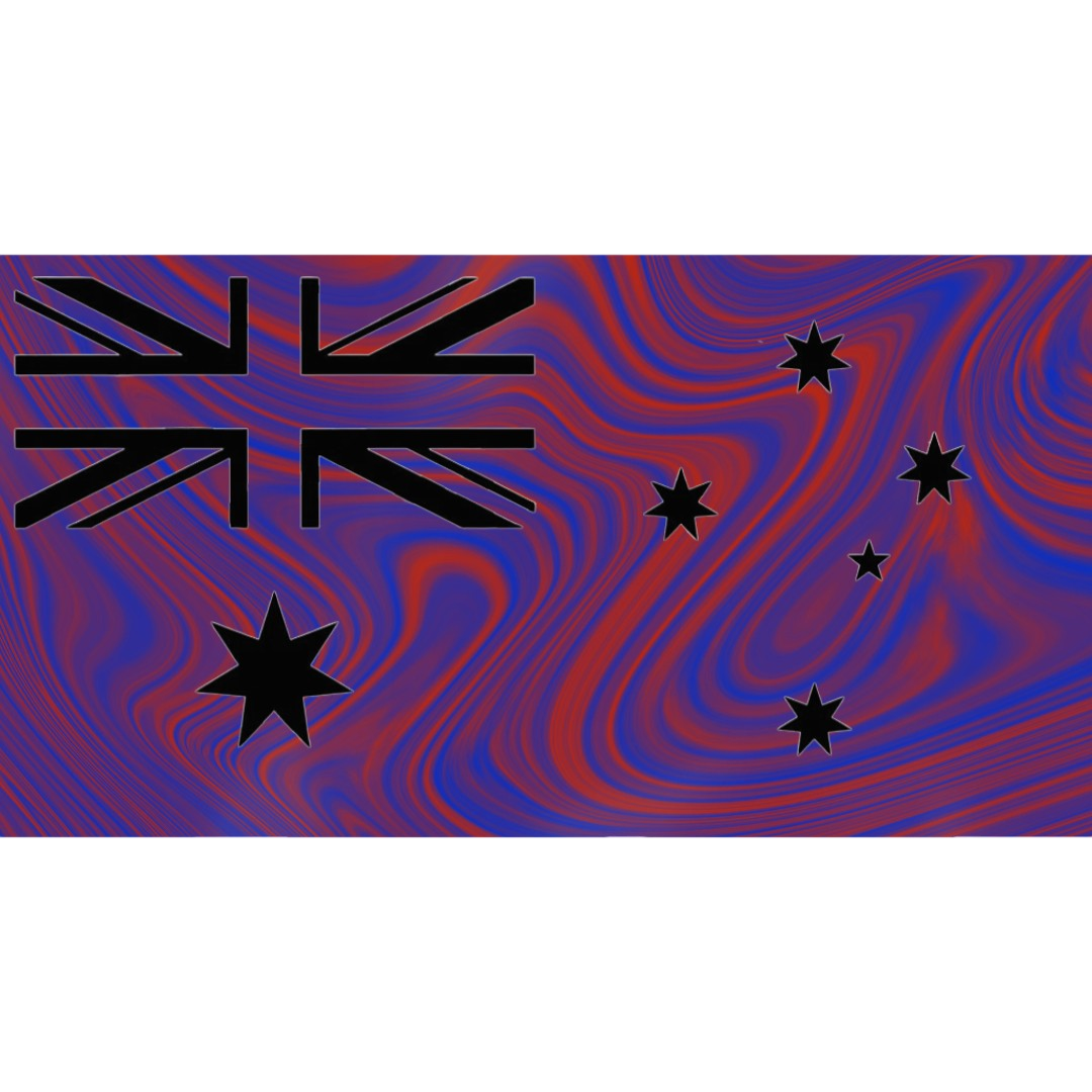 Damascus Camo Australia Flag - ANF