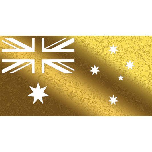 Gold Australian Flag - ANF