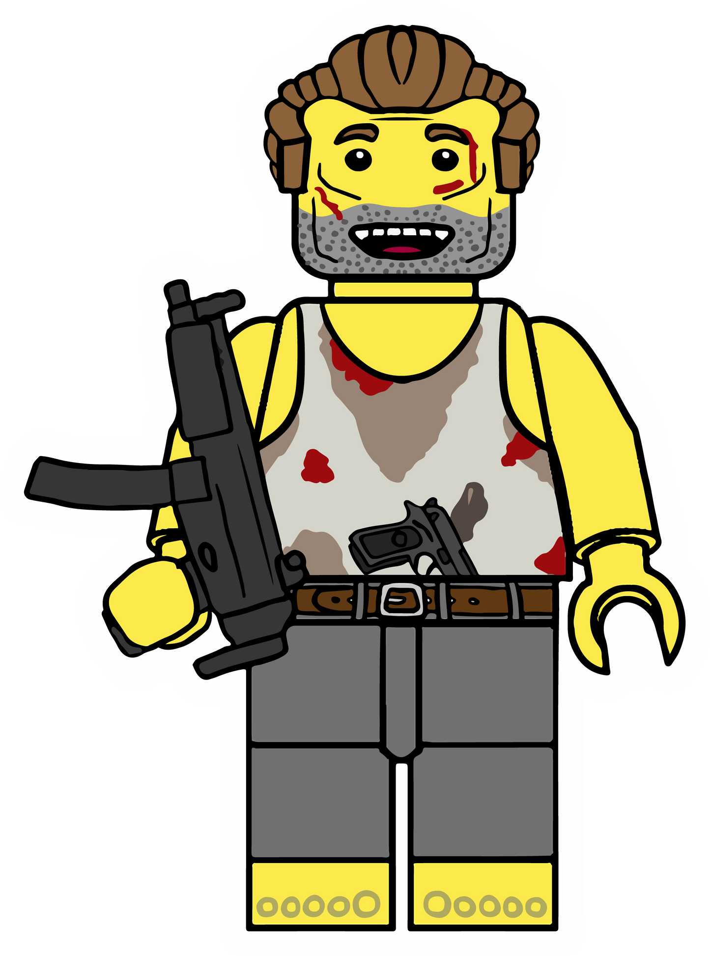 Art By Alts - Minifig McClane