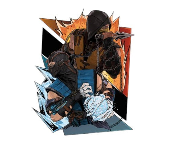 Mortal Kombat - Sub Zero vs Scorpion
