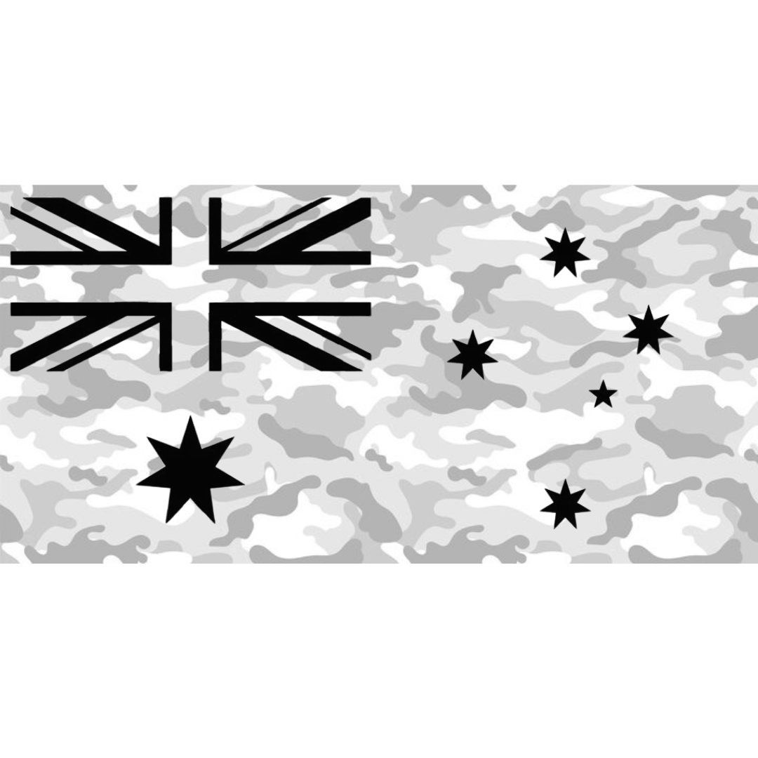 Snow Camo Aus Flag