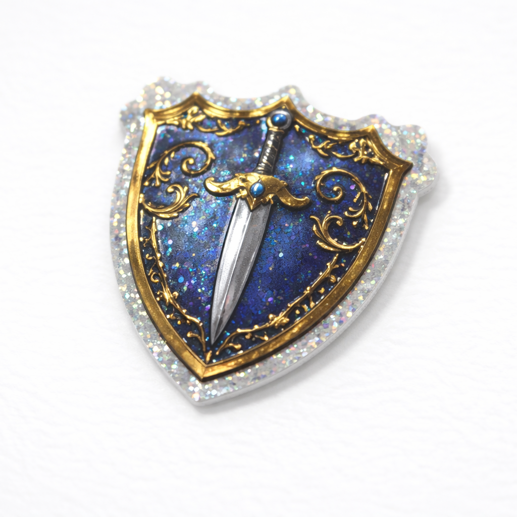 Custom Glitter Die Cut Stickers