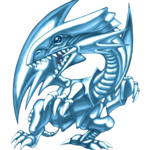 Blue eyes white dragon