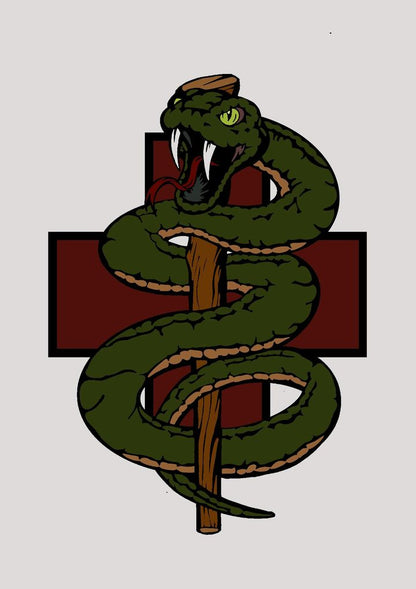 2HB Medic Snake Caduceus