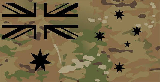 Australian Flag - Woodland Multicam