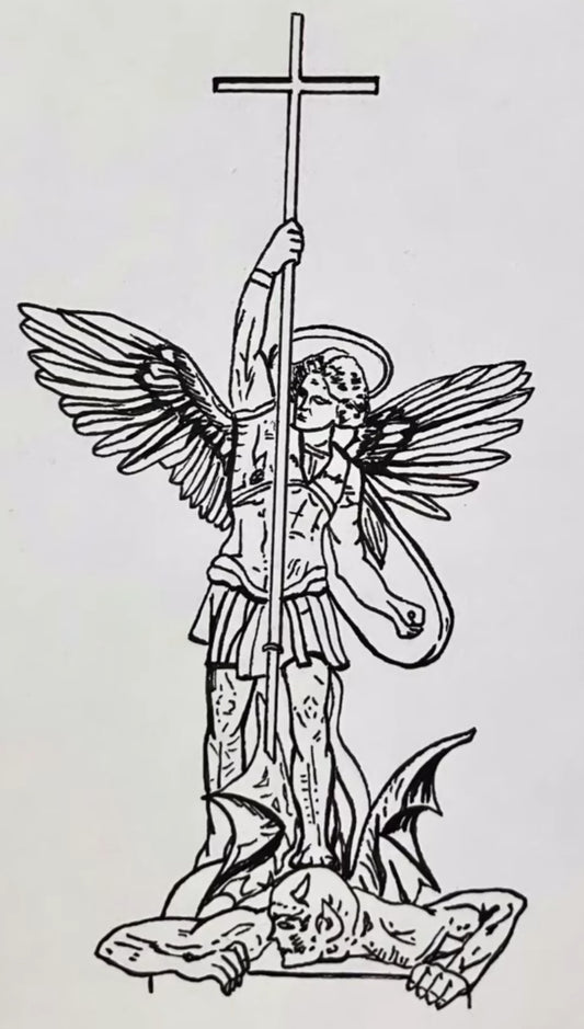 St Michael art minimalist