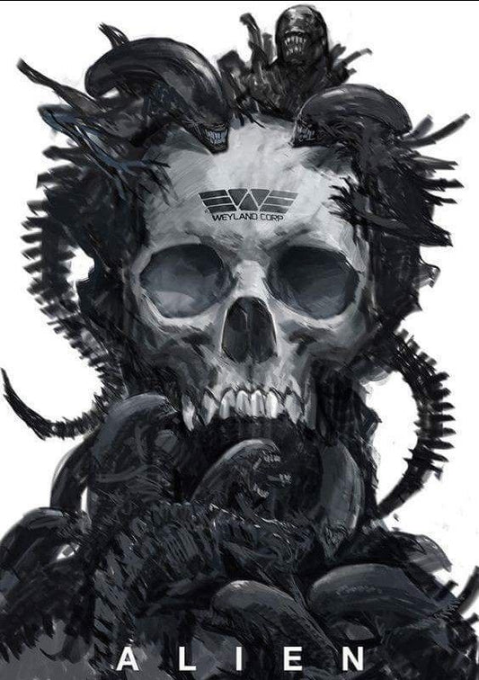 Alien x Predator - Skull