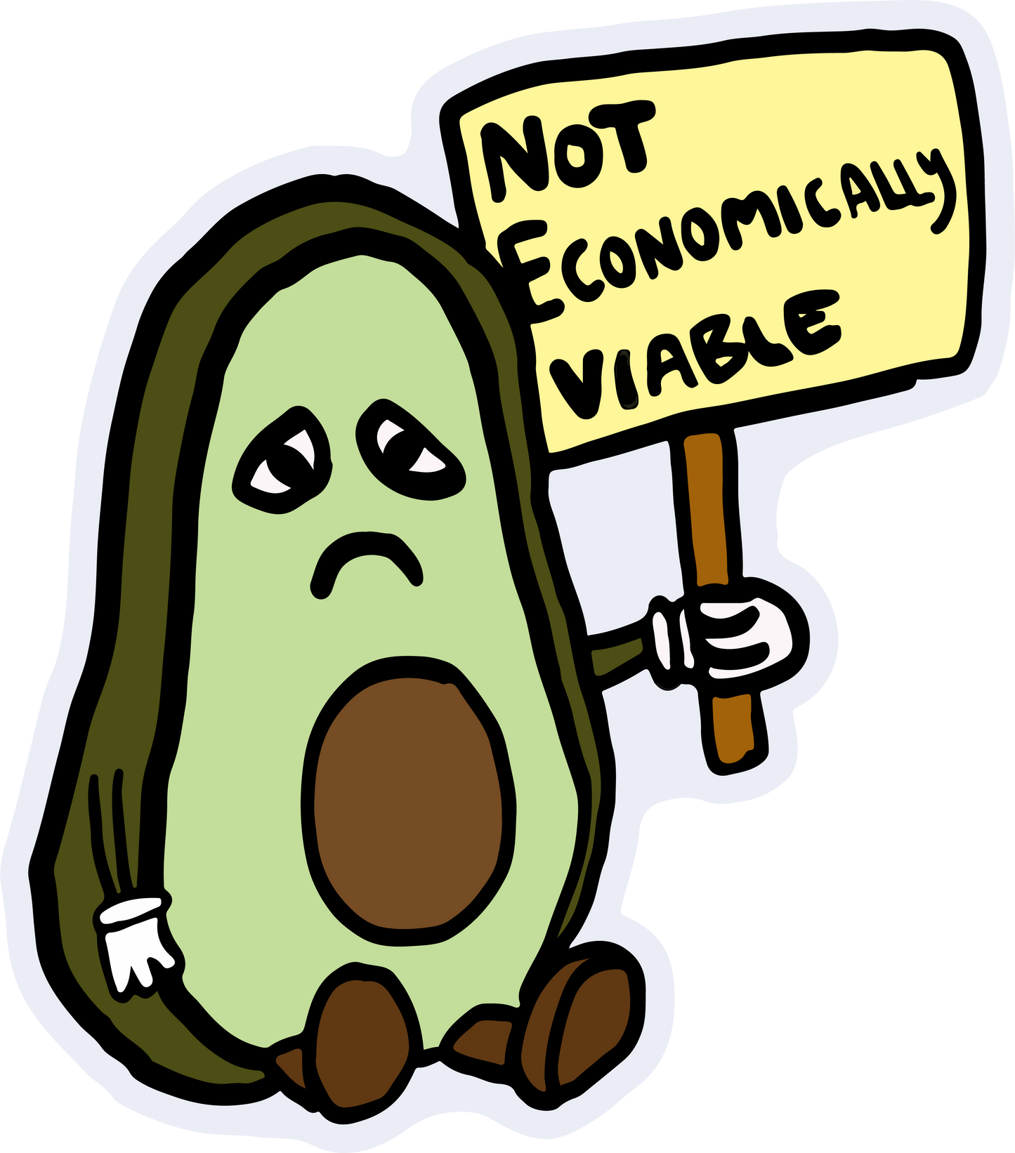 Art By Alts - Austerity Avocado