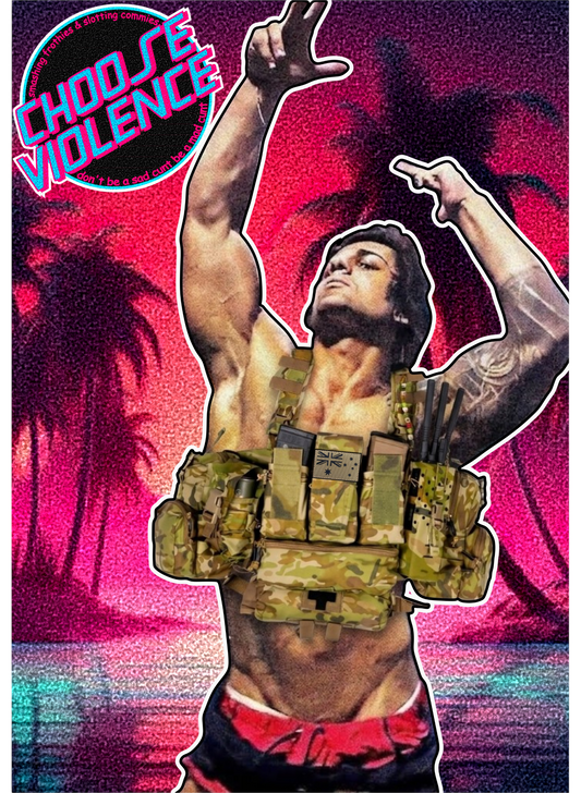 Choose Violence Zyzz Pose