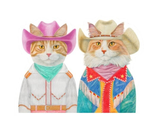 Cowboy Cats Art