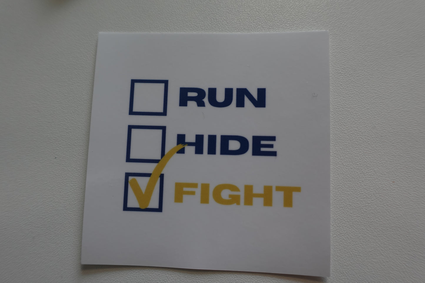 Run, Hide, Fight!