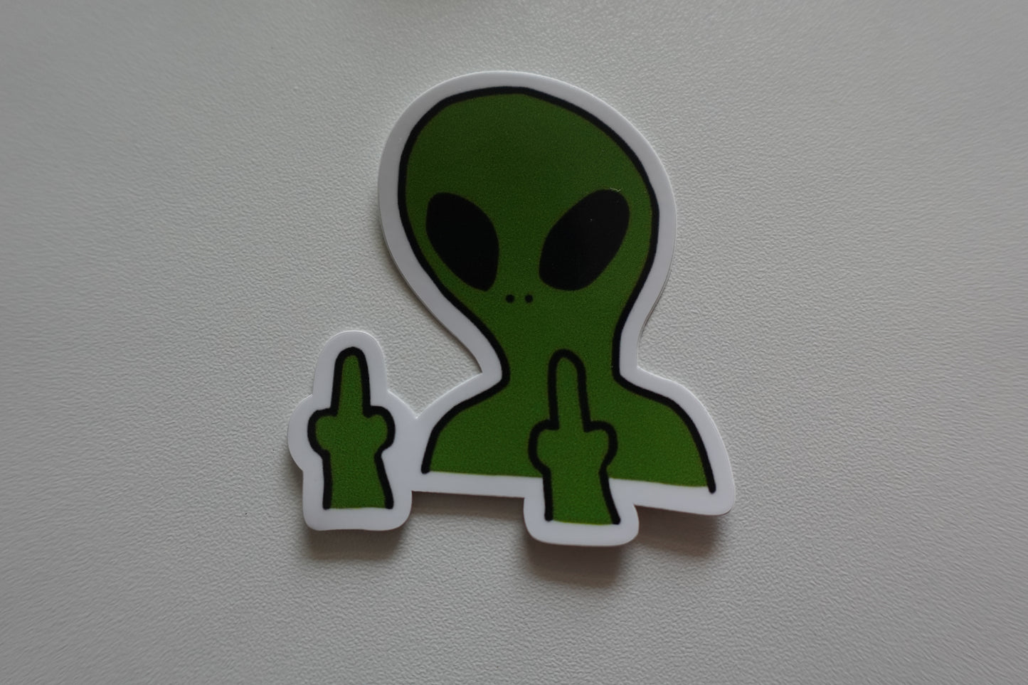 Flip off Alien