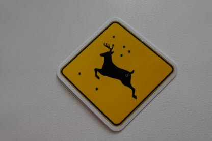 Deer Shooting Sign