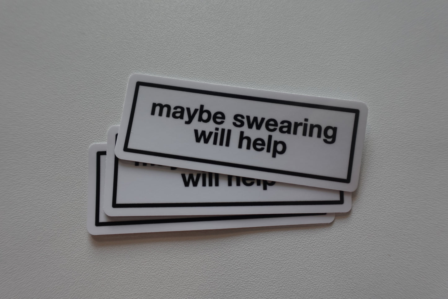 maybe swearing will help