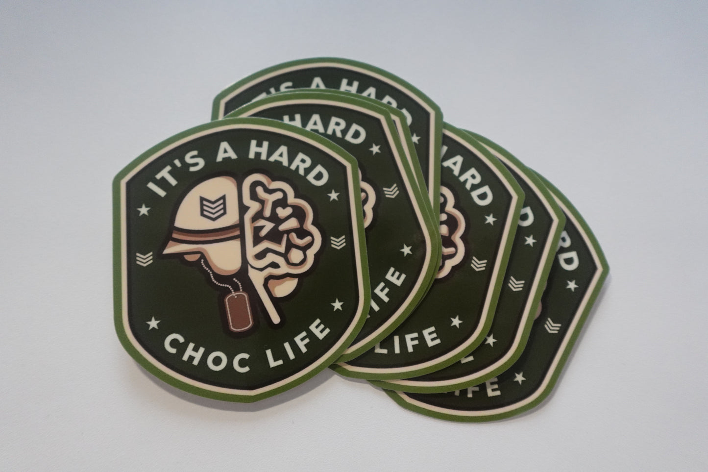 It's A Hard Choc Life - Military Green