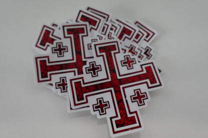 Crimson Crusader Cross
