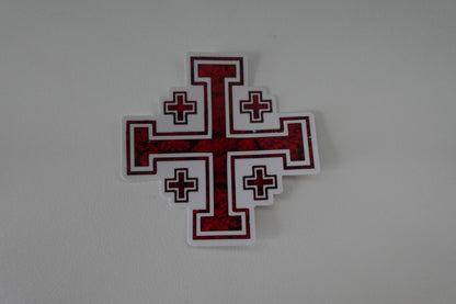 Crimson Crusader Cross