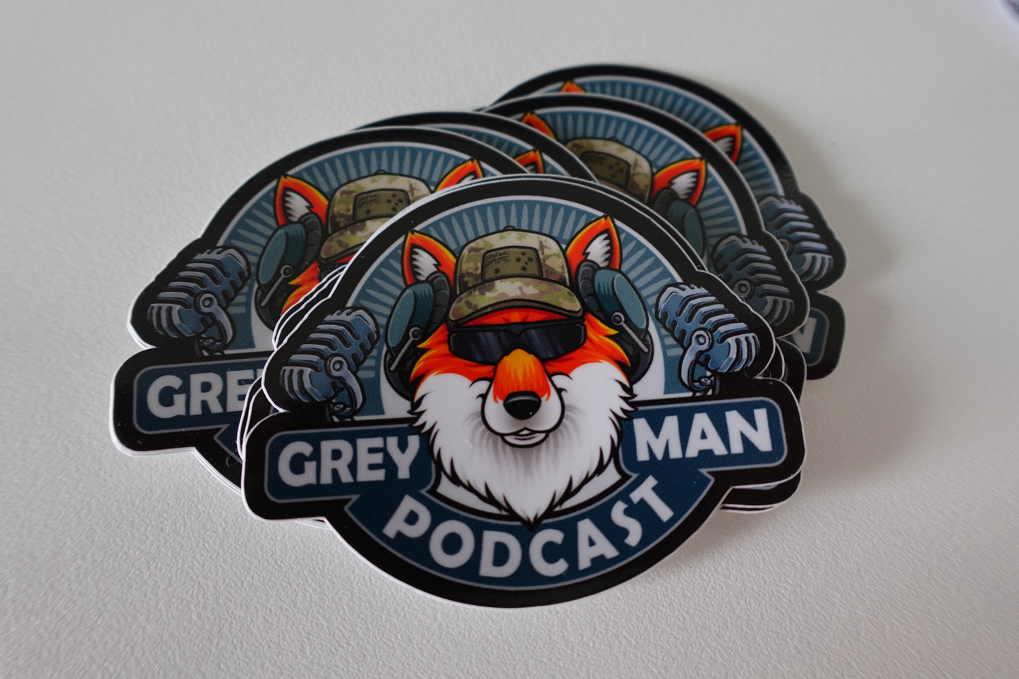 Grey Man Podcast Logo