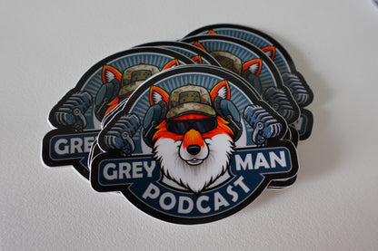 Grey Man Podcast Logo