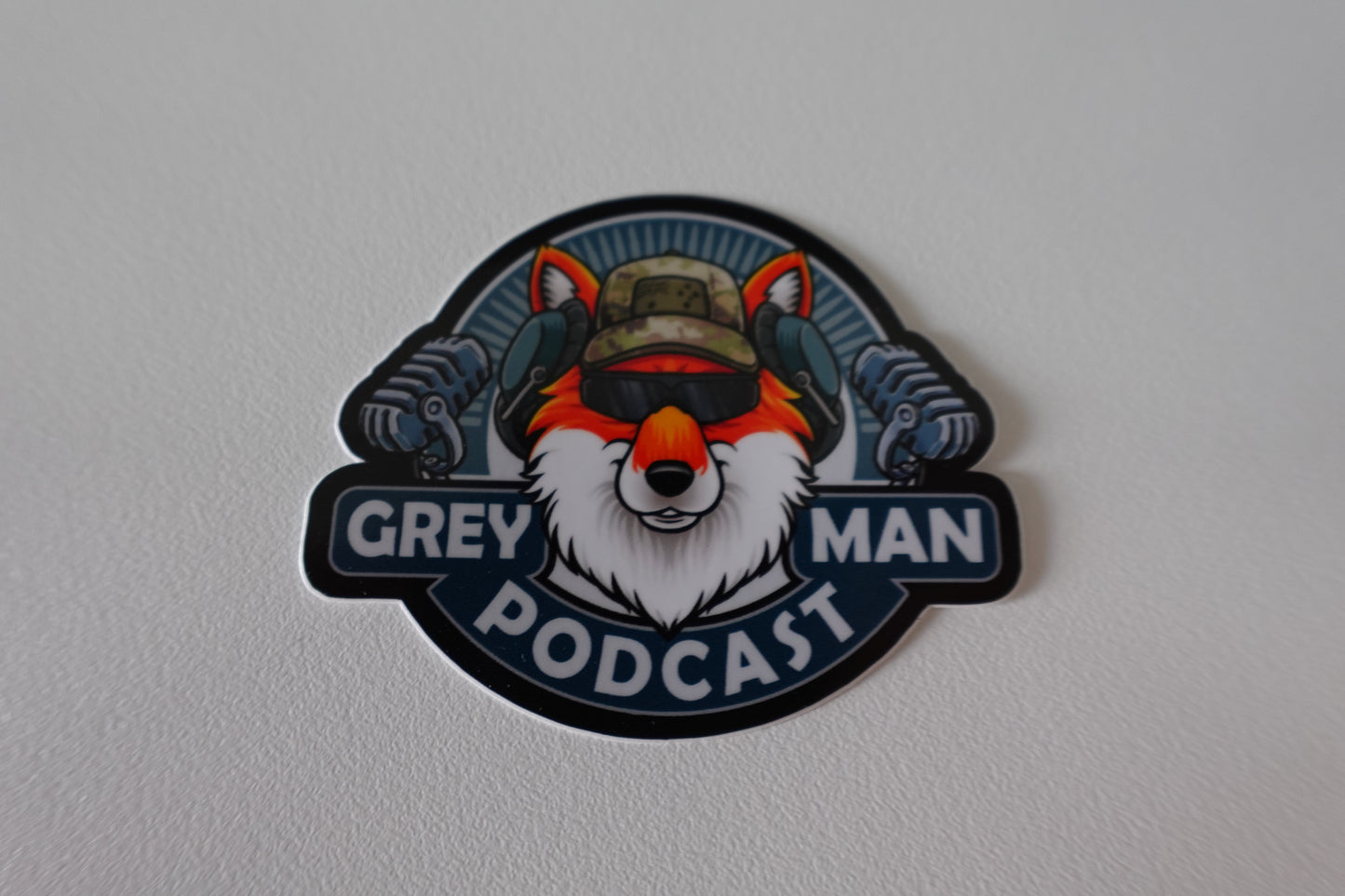 Grey Man Podcast Logo