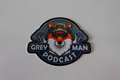 Grey Man Podcast Logo