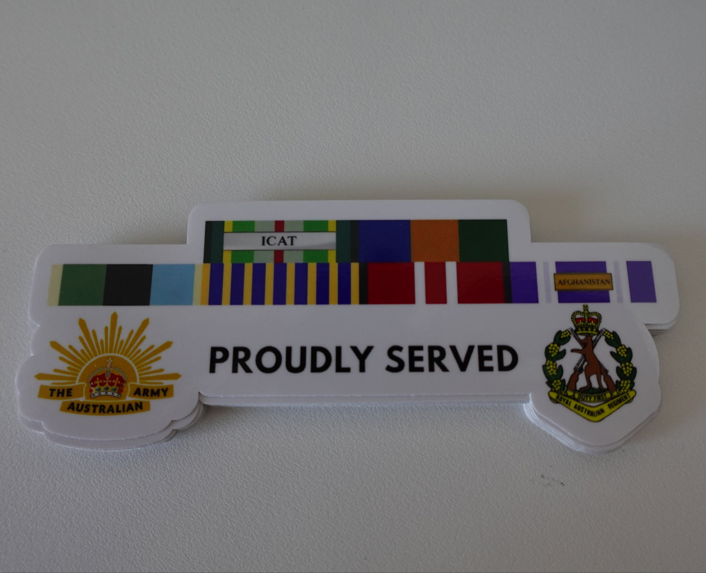 Custom Ribbon Bar Sticker