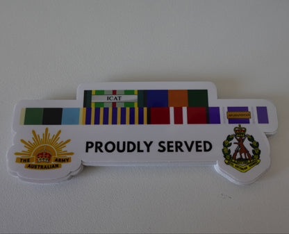 Custom Ribbon Bar Sticker