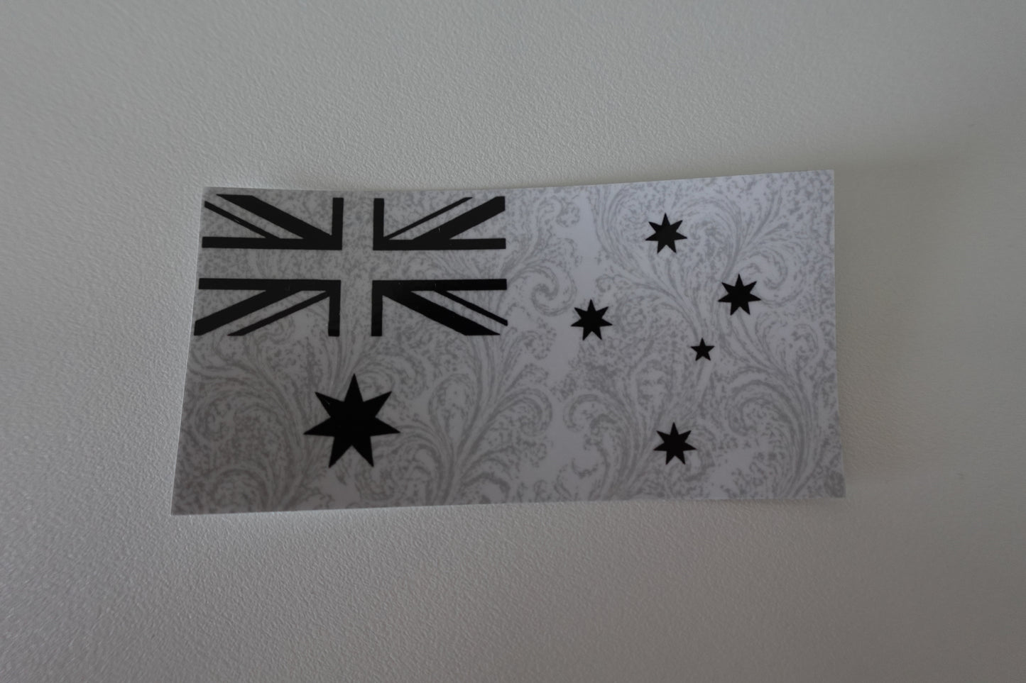 White M Aus Flag