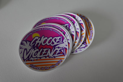 Choose Violence - Retro Sunset