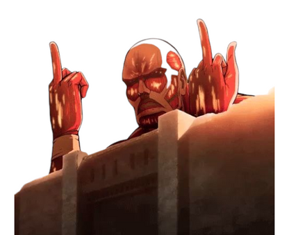 AOT - Colossal Flip off