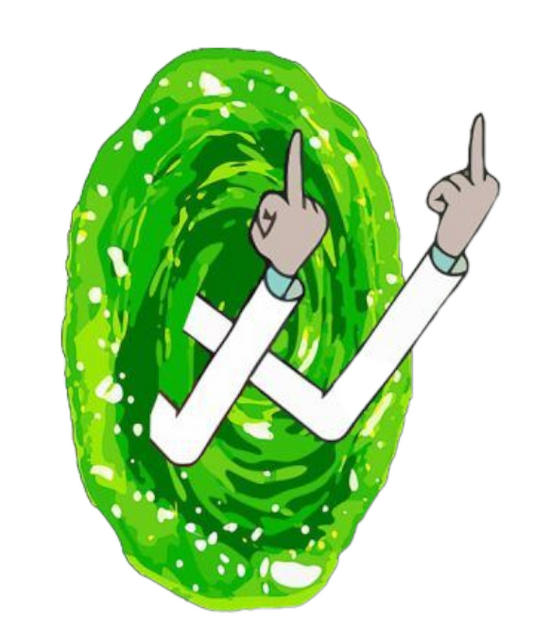 Flip off Rick