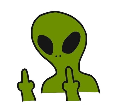 Flip off Alien