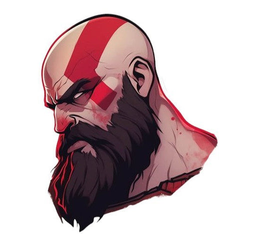 God Of War - Kratos Face