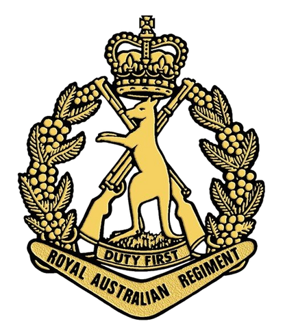 Gold Skippy Badge RAR