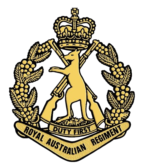 Gold Skippy Badge RAR