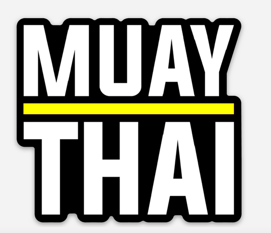 AUS JJ -Muay Thai - Thin Yellow Line