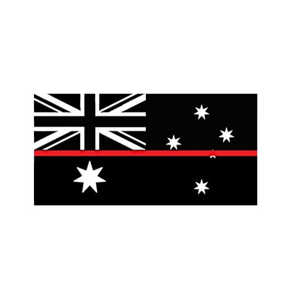 Red Line Australian Flag Firefighter