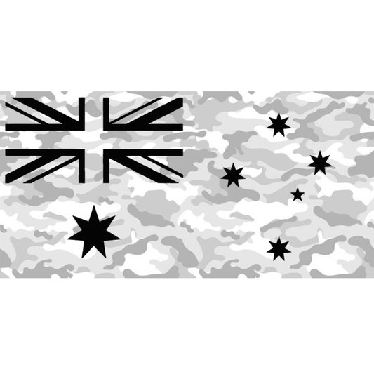 Snow Camo Aus Flag