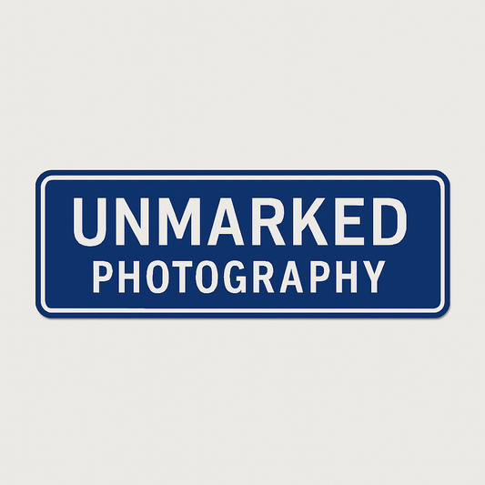 Unmarked Sign Blue